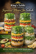 Signature Cobb Mason Jar Salads